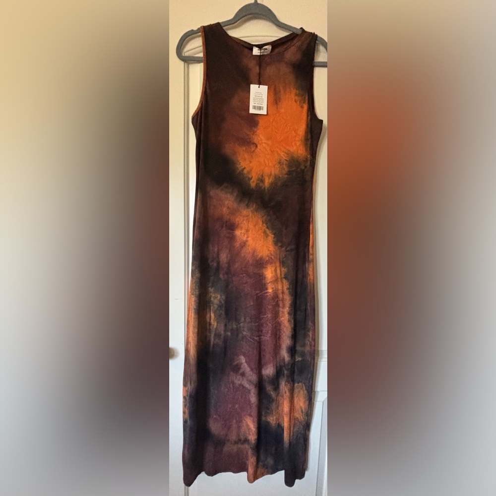 Showpo. Amayra Tie-Dye Midi Dress Bodycon
